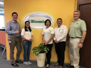 Two new USSEC Technical Managers visiting Biomin